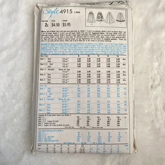 Style Sewing Pattern - Picture 2 of 2